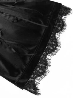 Women's Party Dress Cocktail Dress Bodycon Mini Dress Black Sleeveless Pure Color Lace Up Spring Fall Winter Spaghetti Strap Fashion Halloween Birthday Wedding Guest 2023 S M L -Tesla Style gieqsv1693886975699