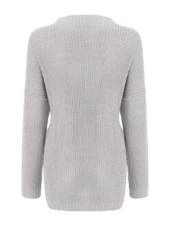 Women's Sweater Dress Jumper Dress Knit Dress Mini Dress Warm Pure Color Outdoor Casual Going Out Crew Neck Long Sleeve 2023 Loose Fit Black Pink Red S M L XL -Tesla Style gnrlqz1694166181222