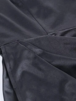 Women's Party Dress Satin Dress Sheath Dress Midi Dress Black Red Sleeveless Pure Color Backless Summer Spring Spaghetti Strap Stylish Spring Dress 2023 S M L -Tesla Style gofsip1641550424652