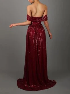 Women's Prom Dress Party Dress Sequin Dress Long Dress Maxi Dress Pink Wine Blue Short Sleeve Pure Color Sequins Summer Spring Off Shoulder Party Wedding Guest Birthday Evening Party Slim 2023 S M L 24 Women's Prom Dress Party Dress Sequin Dress Long Dress Maxi Dress Pink Wine Blue Short Sleeve Pure Color Sequins Summer Spring Off Shoulder Party Wedding Guest Birthday Evening Party Slim 2023 S M L -Tesla Style gpdvmb1676614583761