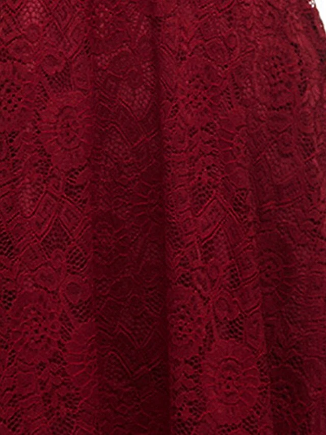 Women's Party Dress Lace Dress Cocktail Dress Midi Dress Black Pink Wine Sleeveless Pure Color Lace Spring Fall Winter V Neck Fashion Winter Dress Wedding Guest Vacation 2023 S M L XL XXL 12 Women's Party Dress Lace Dress Cocktail Dress Midi Dress Black Pink Wine Sleeveless Pure Color Lace Spring Fall Winter V Neck Fashion Winter Dress Wedding Guest Vacation 2023 S M L XL XXL - Image 10