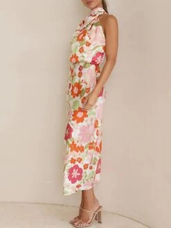 Women's Prom Dress Party Dress Satin Dress Long Dress Maxi Dress White Blue Orange Sleeveless Floral Ruched Fall Winter Autumn Halter Neck Fashion Evening Party Vacation 2023 S M L XL 25 Women's Prom Dress Party Dress Satin Dress Long Dress Maxi Dress White Blue Orange Sleeveless Floral Ruched Fall Winter Autumn Halter Neck Fashion Evening Party Vacation 2023 S M L XL -Tesla Style gyivot1694592351184