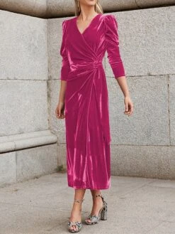 Women's Party Dress Velvet Dress Cocktail Dress Midi Dress Black Red Royal Blue Long Sleeve Pure Color Lace Up Spring Fall Winter V Neck Fashion Winter Dress Wedding Guest Vacation 2023 S M L XL 30 Women's Party Dress Velvet Dress Cocktail Dress Midi Dress Black Red Royal Blue Long Sleeve Pure Color Lace Up Spring Fall Winter V Neck Fashion Winter Dress Wedding Guest Vacation 2023 S M L XL -Tesla Style hdqvow1692858678709