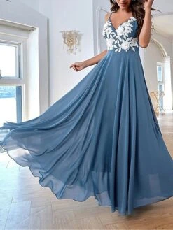 Women's Long Dress Maxi Dress Party Dress A Line Dress Slip Dress Floral Fashion Modern Party Date Lace Backless Sleeveless Strap Dress Regular Fit Blue Spring Summer S M L XL 9 Women's Long Dress Maxi Dress Party Dress A Line Dress Slip Dress Floral Fashion Modern Party Date Lace Backless Sleeveless Strap Dress Regular Fit Blue Spring Summer S M L XL -Tesla Style hnjwvn1673409230441