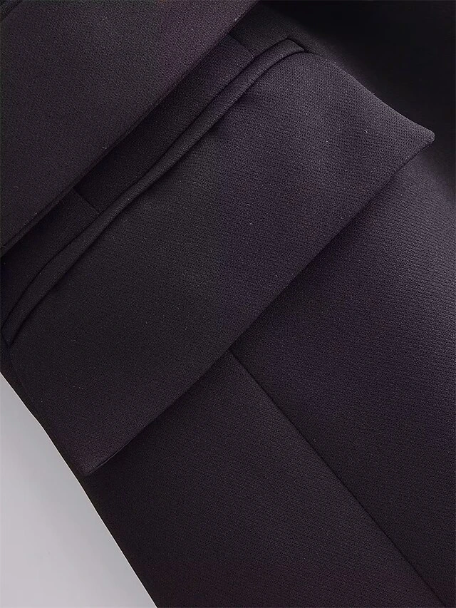 Women's Work Dress Blazer Dress Semi Formal Dress Fashion Office Daily Workfashion Mini Dress Button Pocket Shirt Collar Long Sleeve Plain Loose Fit Black Green Fall S M L 12 Women's Work Dress Blazer Dress Semi Formal Dress Fashion Office Daily Workfashion Mini Dress Button Pocket Shirt Collar Long Sleeve Plain Loose Fit Black Green Fall S M L - Image 10