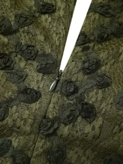 Women‘s Formal Party Dress Swing Dress A Line Dress Long Dress Maxi Dress Black Green Long Sleeve Pure Color Patchwork Winter Fall Spring V Neck Fashion Winter Dress Evening Party 2023 S M L XL 2XL -Tesla Style htgmoa1677575349151