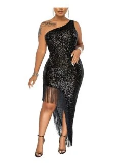Women's Party Dress Fringe Dress Sequin Dress Long Dress Maxi Dress Black White Red Sleeveless Pure Color Sequins Summer Spring One Shoulder Fashion Party Spring Dress Slim 2023 S M L XL XXL 15 Women's Party Dress Fringe Dress Sequin Dress Long Dress Maxi Dress Black White Red Sleeveless Pure Color Sequins Summer Spring One Shoulder Fashion Party Spring Dress Slim 2023 S M L XL XXL -Tesla Style hxnefi1678435572989