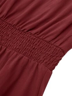 Women's Work Dress Black Dress Semi Formal Dress Fashion Mini Dress Ruched V Neck Long Sleeve Plain Regular Fit Black Red Blue Fall Winter S M L XL -Tesla Style hyuyug1693300598433