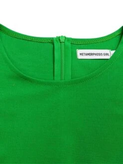 Women's Work Dress Sheath Dress White Dress Fashion Midi Dress Ruched Crew Neck Half Sleeve Plain Regular Fit White Pink Royal Blue Fall Winter S M L XL XXL -Tesla Style icevkt1693293957994