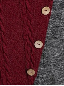 Women‘s Sweater Dress Winter Dress Green Black Wine Red Gray Long Sleeve Button Winter Fall Turtleneck Casual L XL XXL 3XL 4XL 5XL -Tesla Style iiqbbi1631266017534