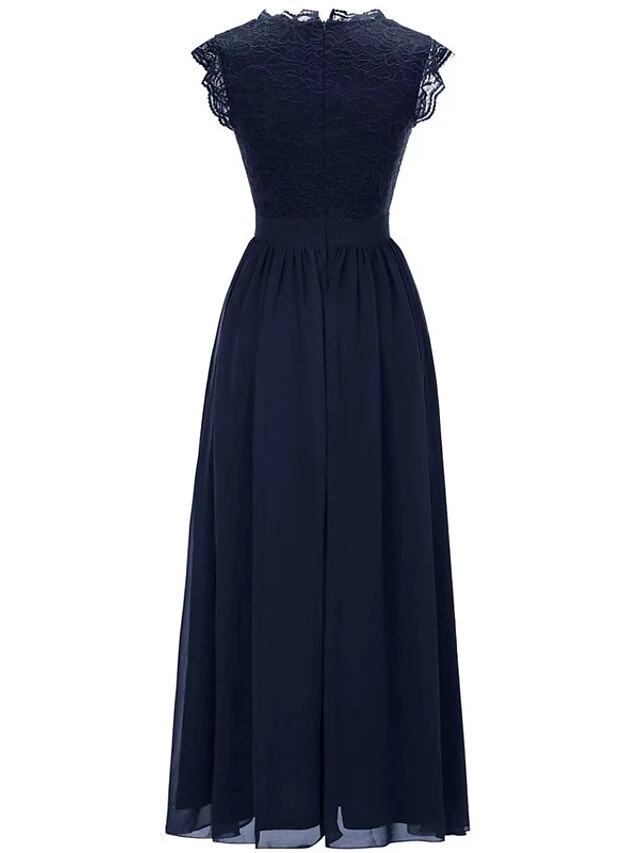 Women‘s Party Dress Homecoming Dress Wedding Guest Dress Corset Dress Lace Dress Long Dress Maxi Dress Black Pink Khaki Sleeveless Pure Color Lace Spring Summer V Neck Modern 2023 XS S M L XL XXL 3XL 6 Women‘s Party Dress Homecoming Dress Wedding Guest Dress Corset Dress Lace Dress Long Dress Maxi Dress Black Pink Khaki Sleeveless Pure Color Lace Spring Summer V Neck Modern 2023 XS S M L XL XXL 3XL - Image 4