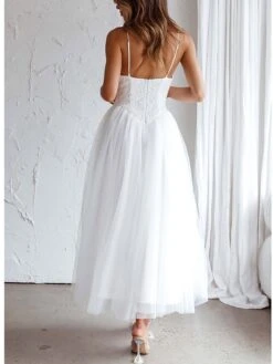 Women's Party Dress Lace Dress Vintage Dress Midi Dress White Pink Sleeveless Floral Lace Summer Spring Autumn V Neck Vintage Birthday Vacation 2023 S M L XL XXL 11 Women's Party Dress Lace Dress Vintage Dress Midi Dress White Pink Sleeveless Floral Lace Summer Spring Autumn V Neck Vintage Birthday Vacation 2023 S M L XL XXL -Tesla Style inmsgt1688023798561