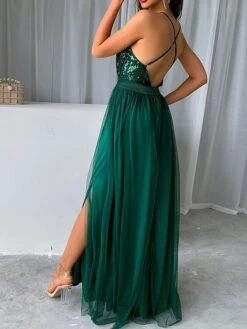 Women's Sequin Dress Slip Dress Long Dress Maxi Dress Black Champagne Pink Sleeveless Pure Color Sequins Summer Spring Spaghetti Strap Party Wedding Guest Evening Party Slim 2023 S M L XL 25 Women's Sequin Dress Slip Dress Long Dress Maxi Dress Black Champagne Pink Sleeveless Pure Color Sequins Summer Spring Spaghetti Strap Party Wedding Guest Evening Party Slim 2023 S M L XL -Tesla Style irbqzp1673854322347