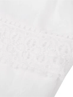 Women's Long Dress Maxi Dress Party Dress Lace Dress Swing Dress Floral Fashion Elegant Dress Daily Vacation Going Out Lace Mesh Half Sleeve Off Shoulder Dress Slim White Summer Spring S M L XL -Tesla Style jdlkfl1672990414437