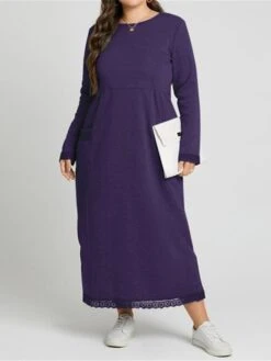 Women's Casual Dress Sweatshirt Dress Winter Dress Long Dress Maxi Dress Ruched Pocket Outdoor Daily Going Out Fashion Streetwear Crew Neck Long Sleeve 2023 Loose Fit Black Wine Purple Color S M L XL 30 Women's Casual Dress Sweatshirt Dress Winter Dress Long Dress Maxi Dress Ruched Pocket Outdoor Daily Going Out Fashion Streetwear Crew Neck Long Sleeve 2023 Loose Fit Black Wine Purple Color S M L XL -Tesla Style jkcgat1693813474986