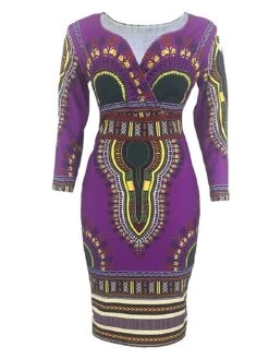 Women's Work Dress Sheath Dress Semi Formal Dress Fashion Midi Dress Print V Neck 3/4 Length Sleeve Floral Regular Fit Black Yellow Red Summer Spring S M L XL XXL -Tesla Style jmnpuw1673598597984