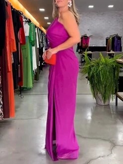 Women's Prom Dress Party Dress Wedding Guest Dress Long Dress Maxi Dress Purple Sleeveless Pure Color Split Spring Fall Winter One Shoulder Fashion Winter Dress Evening Party Wedding Guest 2023 S M L 7 Women's Prom Dress Party Dress Wedding Guest Dress Long Dress Maxi Dress Purple Sleeveless Pure Color Split Spring Fall Winter One Shoulder Fashion Winter Dress Evening Party Wedding Guest 2023 S M L -Tesla Style jnrqga1692347097680