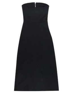 Women's Party Dress Cocktail Dress Sheath Dress Midi Dress Black Sleeveless Pure Color Backless Spring Fall Winter Strapless Fashion Halloween Vacation 2023 S M L -Tesla Style kazayv1693899031422