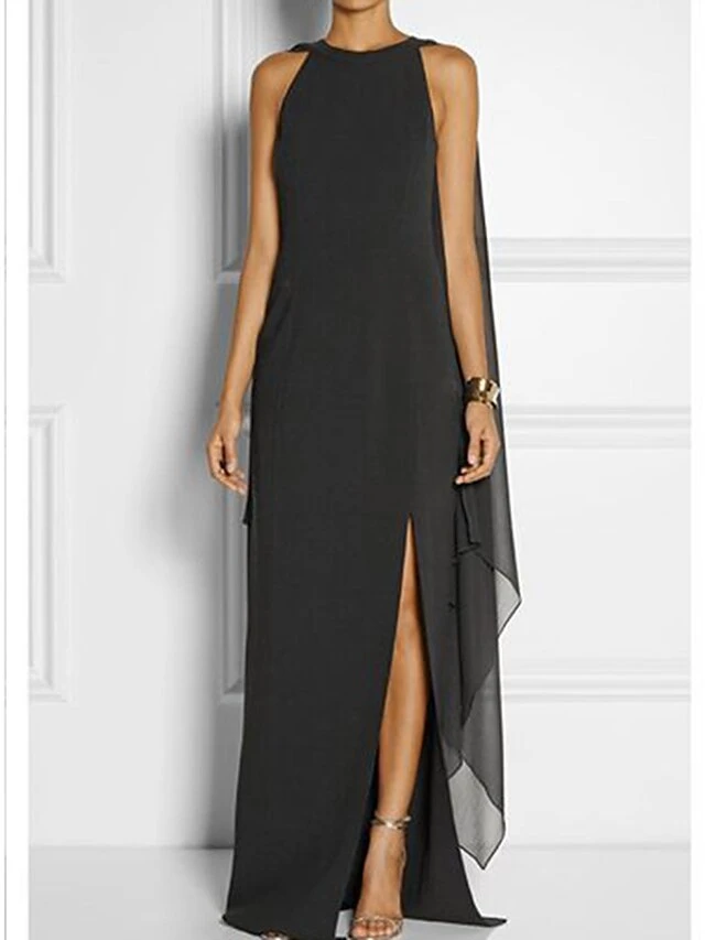 Women‘s Formal Party Dress Lace Dress Black Dress Swing Dress Long Dress Maxi Dress Blue Purple Long Sleeve Pure Color Lace Winter Fall Spring Crew Neck Fashion Winter Dress Date 5 Women‘s Formal Party Dress Lace Dress Black Dress Swing Dress Long Dress Maxi Dress Blue Purple Long Sleeve Pure Color Lace Winter Fall Spring Crew Neck Fashion Winter Dress Date - Image 3