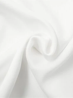 Women's Work Dress Satin Dress White Dress Fashion Midi Dress Drawstring Split V Neck Long Sleeve Plain Loose Fit White Fall Winter S M L XL XXL -Tesla Style kkyrch1693363847781