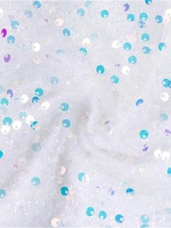 Women‘s Party Dress Sequin Dress Homecoming Dress Mini Dress White Sleeveless Pure Color Sparkly Glitter Sequins Spring Fall Winter Spaghetti Strap Fashion Wedding Guest Birthday Vacation Loose -Tesla Style kmfemu1693535466894