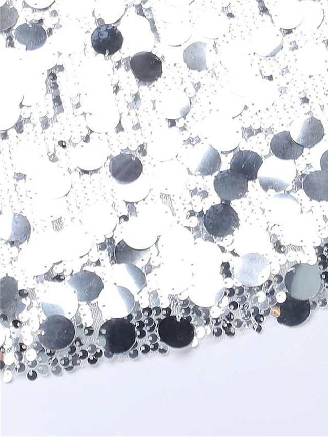 Women‘s Party Dress Sequin Dress Homecoming Dress Cocktail Dress Mini Dress Silver Sleeveless Pure Color Sparkly Glitter Sequins Spring Fall Winter Halter Neck Fashion Birthday Vacation 2023 S M L 18 Women‘s Party Dress Sequin Dress Homecoming Dress Cocktail Dress Mini Dress Silver Sleeveless Pure Color Sparkly Glitter Sequins Spring Fall Winter Halter Neck Fashion Birthday Vacation 2023 S M L - Image 16