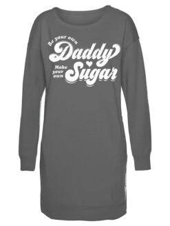 Women's Casual Dress Sweatshirt Dress Winter Dress Letter Pocket Print Crew Neck Mini Dress Fashion Streetwear Outdoor Daily Long Sleeve Loose Fit Pink Blue Gray Fall Winter S M L XL XXL -Tesla Style krocbo1694502473788