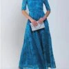 Women's A Line Dress Maxi Long Dress Royal Blue Lace Dress Half Sleeve Floral Solid Color Ruched Print Spring Summer Crew Neck Stylish Elegant 2023 S-3XL 1 Women's A Line Dress Maxi Long Dress Royal Blue Lace Dress Half Sleeve Floral Solid Color Ruched Print Spring Summer Crew Neck Stylish Elegant 2023 S-3XL -Tesla Style kyavei1691462574168