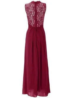 Women's Party Dress Lace Dress Emerald Green Dress Maxi Long Dress Green Sleeveless Solid Color Lace Summer Spring V Neck Elegant Party 2022 S M L XL XXL -Tesla Style ldiwys1636619759772