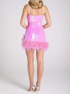 Women's Party Dress Sequin Dress Homecoming Dress Mini Dress Pink Purple Sleeveless Pure Color Sequins Summer Spring Fall Spaghetti Strap Fashion Wedding Guest Vacation Summer Dress 2023 S M L XL 17 Women's Party Dress Sequin Dress Homecoming Dress Mini Dress Pink Purple Sleeveless Pure Color Sequins Summer Spring Fall Spaghetti Strap Fashion Wedding Guest Vacation Summer Dress 2023 S M L XL -Tesla Style licnca1688448933818