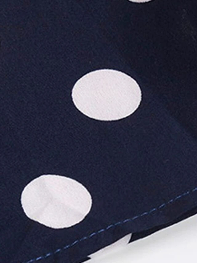 Women's Party Dress Cocktail Dress Wedding Guest Dress Mini Dress Dark Blue Long Sleeve Polka Dot Lace Up Fall Autumn V Neck Fashion Wedding Guest Vacation Fall Dress 2023 S M L XL 10 Women's Party Dress Cocktail Dress Wedding Guest Dress Mini Dress Dark Blue Long Sleeve Polka Dot Lace Up Fall Autumn V Neck Fashion Wedding Guest Vacation Fall Dress 2023 S M L XL - Image 8