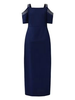 Women‘s Party Dress Black Dress Formal Dress Formal Evening Party Graduation Long Dress Maxi Dress Fashion Party V Neck Short Sleeve Patchwork Split 2023 Black Pure Color S M L XL 2XL -Tesla Style lseayu1684134350186