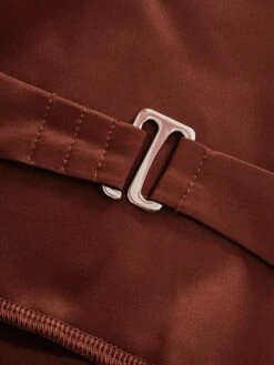 Women‘s Prom Party Dress Wedding Guest Stain Maxi Long Dress Pink Yellow Brown Sleeveless Pure Color Backless Spring Summer Strapless Sexy Mature Party Slim 2023 S M L -Tesla Style lskvvr1657621993540