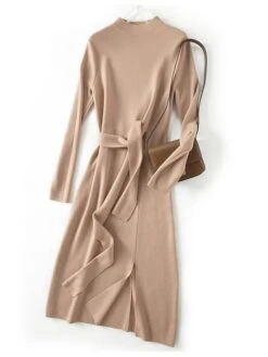 Women‘s Sweater Dress Winter Dress Midi Dress Green Camel Red Long Sleeve Pure Color Lace Up Split Winter Fall Turtleneck Casual One-Size 32 Women‘s Sweater Dress Winter Dress Midi Dress Green Camel Red Long Sleeve Pure Color Lace Up Split Winter Fall Turtleneck Casual One-Size -Tesla Style lsmshc1635479181016