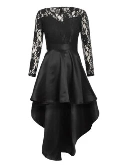 Women‘s Prom Cocktail Party Dress Lace Dress Long Dress Maxi Dress Black Blue Red Long Sleeve Pure Color Lace Winter Fall Autumn Crew Neck Winter Dress 2023 S M L XL 20 Women‘s Prom Cocktail Party Dress Lace Dress Long Dress Maxi Dress Black Blue Red Long Sleeve Pure Color Lace Winter Fall Autumn Crew Neck Winter Dress 2023 S M L XL -Tesla Style ltzsts1655365527124