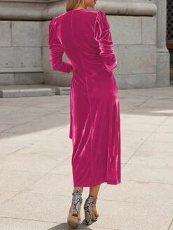 Women's Party Dress Velvet Dress Cocktail Dress Midi Dress Black Red Royal Blue Long Sleeve Pure Color Lace Up Spring Fall Winter V Neck Fashion Winter Dress Wedding Guest Vacation 2023 S M L XL 31 Women's Party Dress Velvet Dress Cocktail Dress Midi Dress Black Red Royal Blue Long Sleeve Pure Color Lace Up Spring Fall Winter V Neck Fashion Winter Dress Wedding Guest Vacation 2023 S M L XL -Tesla Style lwccfs1692858679535