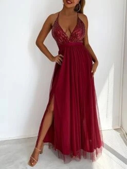 Women's Sequin Dress Slip Dress Long Dress Maxi Dress Black Champagne Pink Sleeveless Pure Color Sequins Summer Spring Spaghetti Strap Party Wedding Guest Evening Party Slim 2023 S M L XL 35 Women's Sequin Dress Slip Dress Long Dress Maxi Dress Black Champagne Pink Sleeveless Pure Color Sequins Summer Spring Spaghetti Strap Party Wedding Guest Evening Party Slim 2023 S M L XL -Tesla Style lzskwl1673854330207