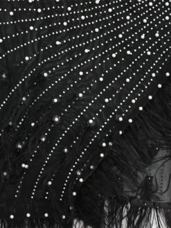 Women's Party Dress Feather Dress Sheath Dress Mini Dress Black White Pink Long Sleeve Pure Color Mesh Fall Winter Autumn Stand Collar Fashion Party Winter Dress Fall Dress Slim 2023 S M L XL XXL -Tesla Style mbdpst1663727498664