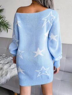 Women's Casual Dress Sweatshirt Dress Winter Dress Mini Dress Ribbed Daily Date Going Out Fashion Modern Boat Neck Long Sleeve 2023 Regular Fit Pink Sky Blue Khaki Color S M L Size -Tesla Style mfvfcn1694591426316
