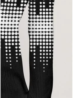 Women's Sweater Dress Winter Dress Jumper Dress Midi Dress Warm Polka Dot Outdoor Daily Holiday Vacation Round Neck Long Sleeve 2023 Regular Fit Black S M L XL XXL 3XL -Tesla Style mjacdj1697378227707