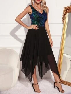 Women's Party Dress Sequin Dress Cocktail Dress Mini Dress Green Beige Sleeveless Color Block Sequins Fall Winter Autumn V Neck Fashion Winter Dress Wedding Guest Vacation 2023 S M L XL 24 Women's Party Dress Sequin Dress Cocktail Dress Mini Dress Green Beige Sleeveless Color Block Sequins Fall Winter Autumn V Neck Fashion Winter Dress Wedding Guest Vacation 2023 S M L XL -Tesla Style mkmljf1695112464501