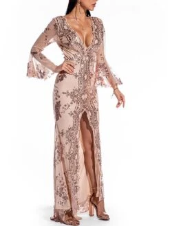 Women's Prom Dress Party Dress Sequin Dress Long Dress Maxi Dress Black Gold Long Sleeve Floral Sequins Spring Fall Winter V Neck Fashion Party Winter Dress Wedding Guest 2023 S M L XL 24 Women's Prom Dress Party Dress Sequin Dress Long Dress Maxi Dress Black Gold Long Sleeve Floral Sequins Spring Fall Winter V Neck Fashion Party Winter Dress Wedding Guest 2023 S M L XL -Tesla Style mnxwfl1635241718007