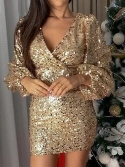 Women's Party Dress Sequin Dress Homecoming Dress Mini Dress Black White Champagne Long Sleeve Pure Color Sparkly Glitter Sequins Spring 14 Women's Party Dress Sequin Dress Homecoming Dress Mini Dress Black White Champagne Long Sleeve Pure Color Sparkly Glitter Sequins Spring -Tesla Style murmty1693897491750