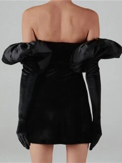 Women's Party Dress Velvet Dress Homecoming Dress Mini Dress Black White Pink Long Sleeve Color Block Backless Spring Fall Winter Strapless Fashion Winter Dress Wedding Guest Birthday Loose Fit 2023 17 Women's Party Dress Velvet Dress Homecoming Dress Mini Dress Black White Pink Long Sleeve Color Block Backless Spring Fall Winter Strapless Fashion Winter Dress Wedding Guest Birthday Loose Fit 2023 -Tesla Style mztesg1692944949849