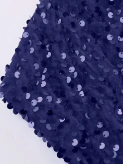 Women‘s Party Dress Wedding Guest Dress Sequin Dress Bodycon Midi Dress Black Dark Blue Red Sleeveless Pure Color Sequins Fall Spring Summer One Shoulder Fashion Party Slim 2023 S M L XL XXL -Tesla Style nhiuvx1693287886849