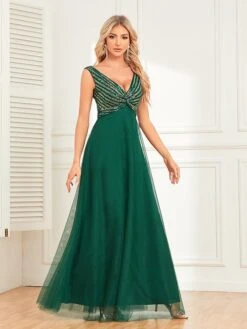 Women's Party Dress Sequin Dress Swing Dress Long Dress Maxi Dress Dark Green Sleeveless Pure Color Sequins Summer Spring Fall V Neck Formal Wedding Guest Evening Party 2023 S M L XL 12 Women's Party Dress Sequin Dress Swing Dress Long Dress Maxi Dress Dark Green Sleeveless Pure Color Sequins Summer Spring Fall V Neck Formal Wedding Guest Evening Party 2023 S M L XL -Tesla Style nhseoy1697090007523