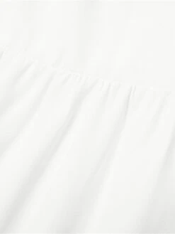 Women's Work Dress Satin Dress Swing Dress Fashion Midi Dress Ruffle Button Shirt Collar Long Sleeve Plain Loose Fit White Fall Winter S M L XL XXL -Tesla Style nktzym1693299601581