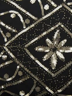 Women‘s Halloween Dress Party Dress Fringe Dress Sequin Dress Midi Dress Green Black Gold Short Sleeve Striped Sequins Spring Fall Crew Neck 1920s Party 2023 Style M L XL XXL 3XL -Tesla Style nqxsxn1660818766541