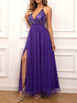 Women's Sequin Dress Swing Dress Slip Dress Long Dress Maxi Dress Purple Fuchsia Dark Blue Sleeveless Pure Color Sequins Summer Spring Spaghetti Strap Party Wedding Guest Evening Party Slim 2023 S M 19 Women's Sequin Dress Swing Dress Slip Dress Long Dress Maxi Dress Purple Fuchsia Dark Blue Sleeveless Pure Color Sequins Summer Spring Spaghetti Strap Party Wedding Guest Evening Party Slim 2023 S M -Tesla Style nwbecu1675160231689