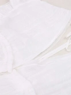 Women's Long Dress Maxi Dress Party Dress Casual Dress Swing Dress Pure Color Fashion Casual Outdoor Daily Vacation Ruffle Backless Short Sleeve V Neck Dress Loose Fit ArmyGreen White Red Summer -Tesla Style nwngzq1676277827096